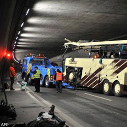 В Швейцарии разбился туристический автобус: погибли 22 ребенка