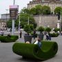 Швейцария. В Женеве появились скамейки из растений